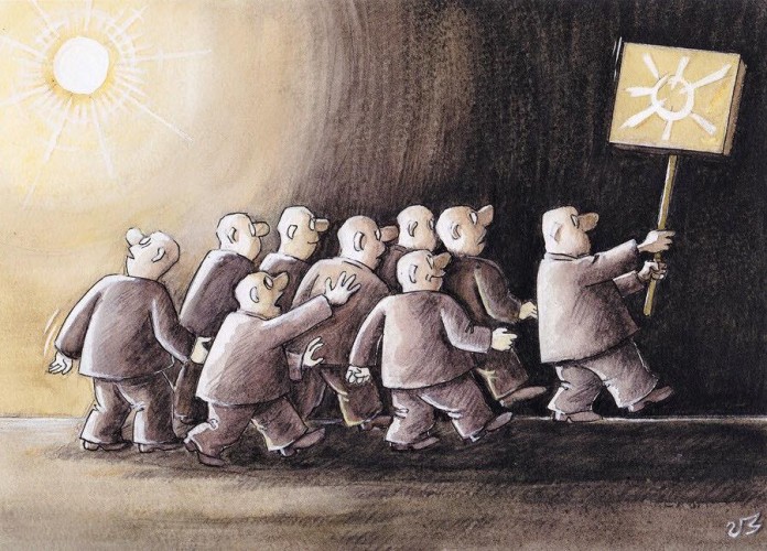 Когда наступит прозрение, смотреть уже будет не на что, всё кончится...